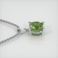 2.20 Ct. Gemstone Pendant, 18K White Gold 3