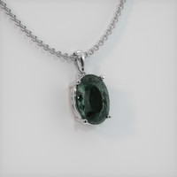 2.32 Ct. Gemstone Pendant, 18K White Gold 2