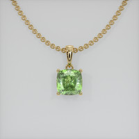 1.68 Ct. Gemstone Pendant, 14K Yellow Gold 1