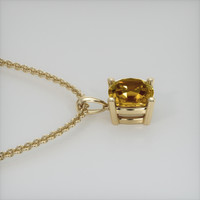 1.61 Ct. Gemstone Pendant, 14K Yellow Gold 3
