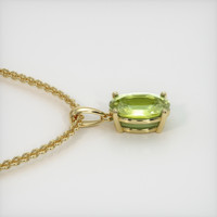 1.55 Ct. Gemstone Pendant, 14K Yellow Gold 3