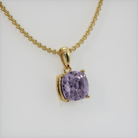 1.52 Ct. Gemstone Pendant, 14K Yellow Gold 2