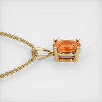 0.93 Ct. Gemstone Pendant, 14K Yellow Gold 3