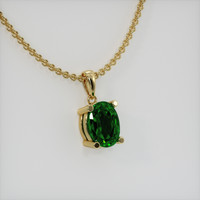 0.72 Ct. Gemstone Pendant, 14K Yellow Gold 2