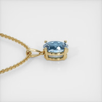 1.85 Ct. Gemstone Pendant, 14K Yellow Gold 3