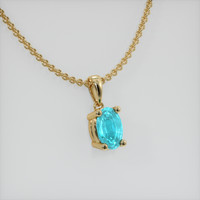 0.31 Ct. Gemstone Pendant, 14K Yellow Gold 2