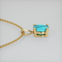 0.31 Ct. Gemstone Pendant, 14K Yellow Gold 3