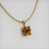 1.61 Ct. Gemstone Pendant, 18K Yellow Gold 2