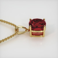 3.10 Ct. Gemstone Pendant, 18K Yellow Gold 3