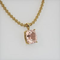 4.88 Ct. Gemstone Pendant, 18K Yellow Gold 2