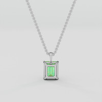 5.77 Ct. Bi Color Fluorite Pendant, Platinum 950 4