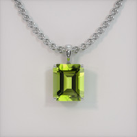 8.44 Ct. Gemstone Pendant, Platinum 950 1
