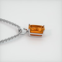 6.28 Ct. Sapphire Pendant, Platinum 950 3