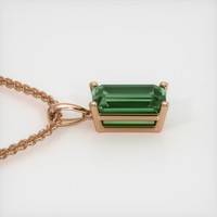 2.07 Ct. Gemstone Pendant, 14K Rose Gold 3