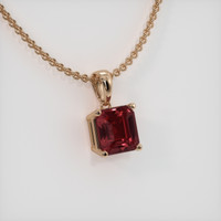 1.71 Ct. Gemstone Pendant, 14K Rose Gold 2