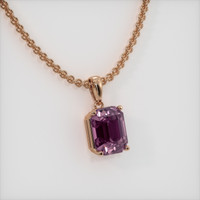 2.80 Ct. Gemstone Pendant, 14K Rose Gold 2