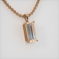 5.90 Ct. Gemstone Pendant, 14K Rose Gold 2
