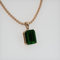 3.17 Ct. Gemstone Pendant, 14K Rose Gold 2