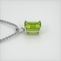 8.44 Ct. Gemstone Pendant, 14K White Gold 3