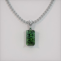 3.30 Ct. Gemstone Pendant, 14K White Gold 1