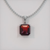 1.52 Ct. Gemstone Pendant, 14K White Gold 1