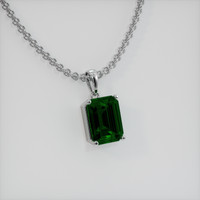 2.04 Ct. Gemstone Pendant, 14K White Gold 2