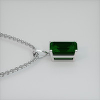 2.04 Ct. Gemstone Pendant, 14K White Gold 3