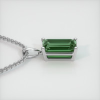 2.07 Ct. Gemstone Pendant, 18K White Gold 3