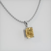 1.77 Ct. Gemstone Pendant, 18K White Gold 2