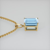 2.92 Ct. Gemstone Pendant, 14K Yellow Gold 3