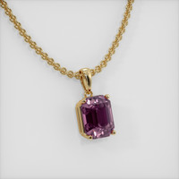 2.80 Ct. Gemstone Pendant, 14K Yellow Gold 2