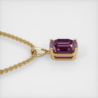 2.80 Ct. Gemstone Pendant, 14K Yellow Gold 3