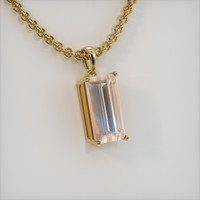 5.90 Ct. Gemstone Pendant, 14K Yellow Gold 2