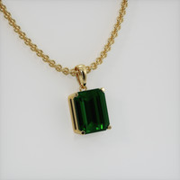 3.17 Ct. Gemstone Pendant, 14K Yellow Gold 2