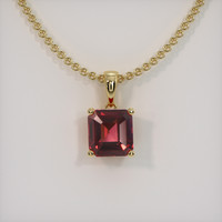 1.71 Ct. Gemstone Pendant, 18K Yellow Gold 1