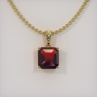 1.52 Ct. Gemstone Pendant, 18K Yellow Gold 1