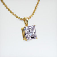 3.43 Ct. Gemstone Pendant, 18K Yellow Gold 2