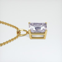 3.43 Ct. Gemstone Pendant, 18K Yellow Gold 3