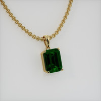 2.04 Ct. Gemstone Pendant, 18K Yellow Gold 2