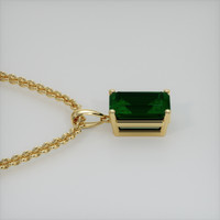 2.04 Ct. Gemstone Pendant, 18K Yellow Gold 3