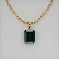 3.17 Ct. Gemstone Pendant, 18K Yellow Gold 1