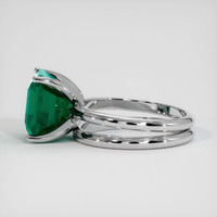 5.27 Ct. Emerald Ring, Platinum 950 4