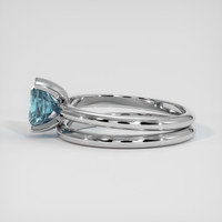 1.33 Ct. Sapphire Ring, Platinum 950 4