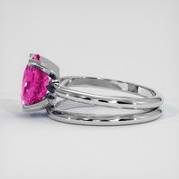 2.68 Ct. Sapphire Ring, 14K White Gold 4