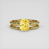 2.04 Ct. Yellow Sapphire Ring, 10K Yellow Gold 1