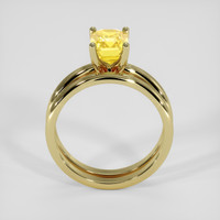 2.04 Ct. Yellow Sapphire Ring, 10K Yellow Gold 3