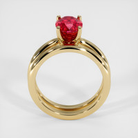 2.31 Ct. Ruby Ring, 14K Yellow Gold 3