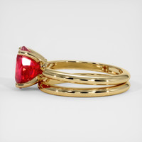 2.31 Ct. Ruby Ring, 14K Yellow Gold 4