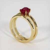 1.80 Ct. Ruby Ring, 14K Yellow Gold 2