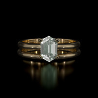1.23 Ct. Sapphire Ring, 14K Yellow Gold 1